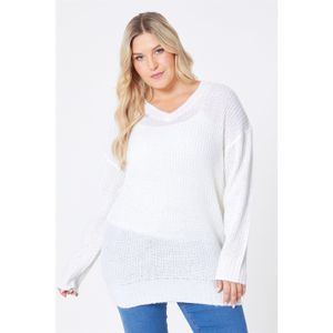 Be You You CABLE KNIT LONGLINE JUMPER