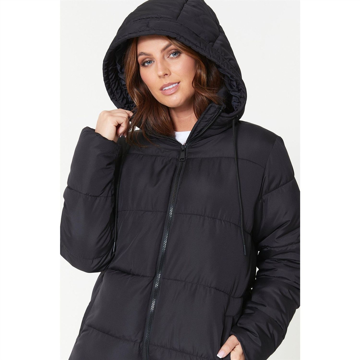 Black Be You You Short Padded Coat - Get The Label
