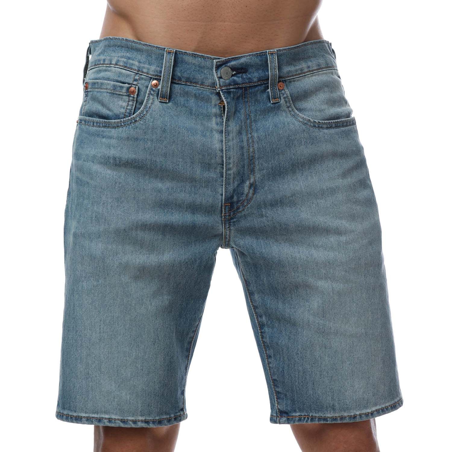 Light Blue Levis Mens Standard Shorts - Get The Label
