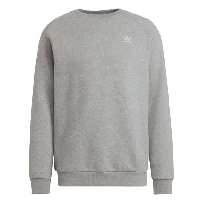 Grey adidas Originals Mens Adicolor Essentials Trefoil Sweatshirt - Get ...