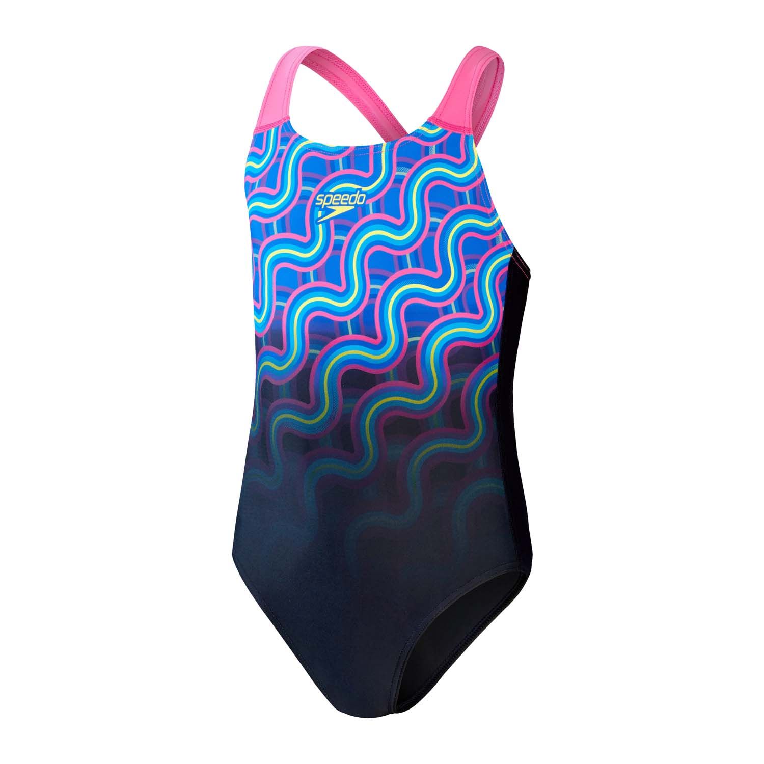 Girls Digital Print Splashback Swimsuit