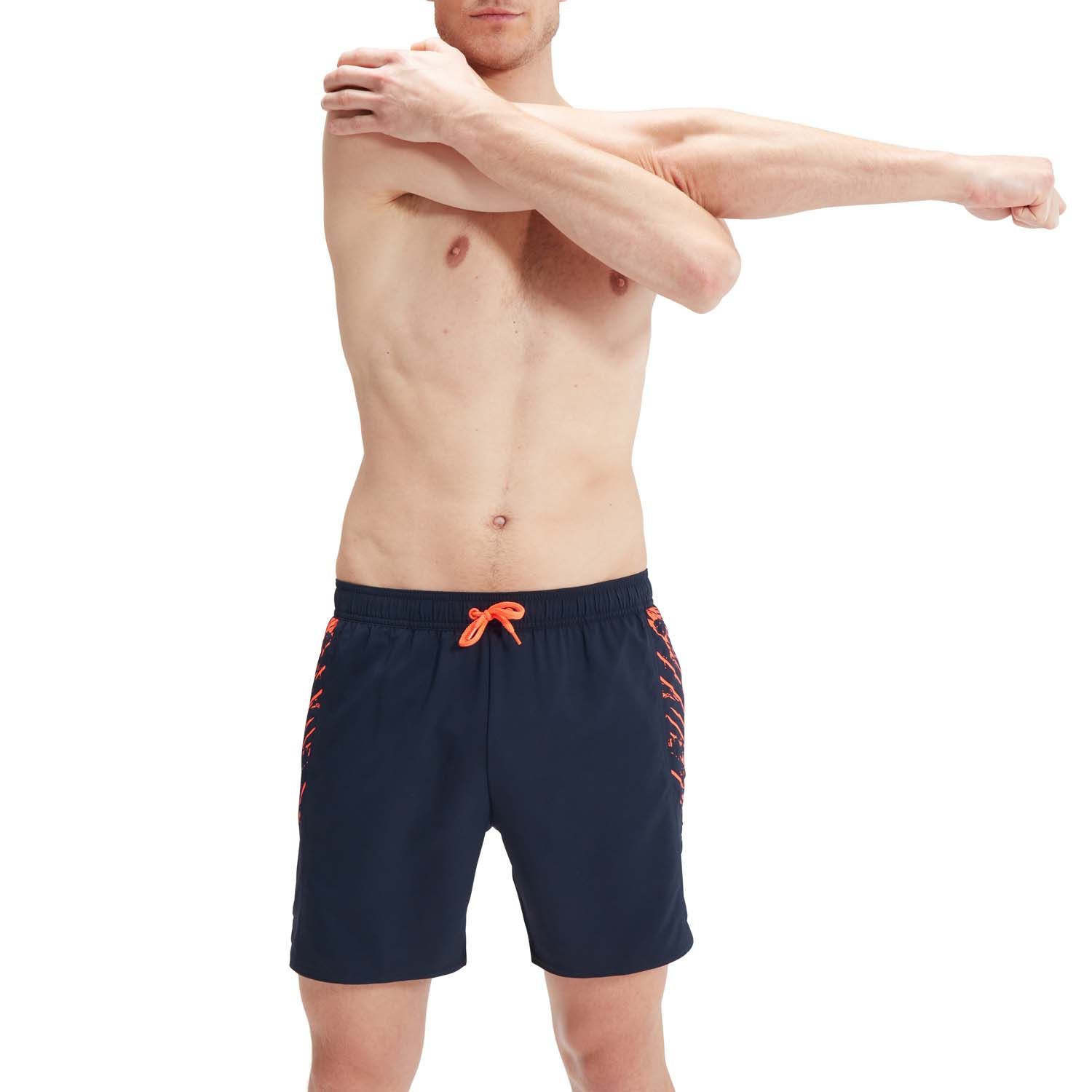 Mens Sport Printed 16" Water Shorts