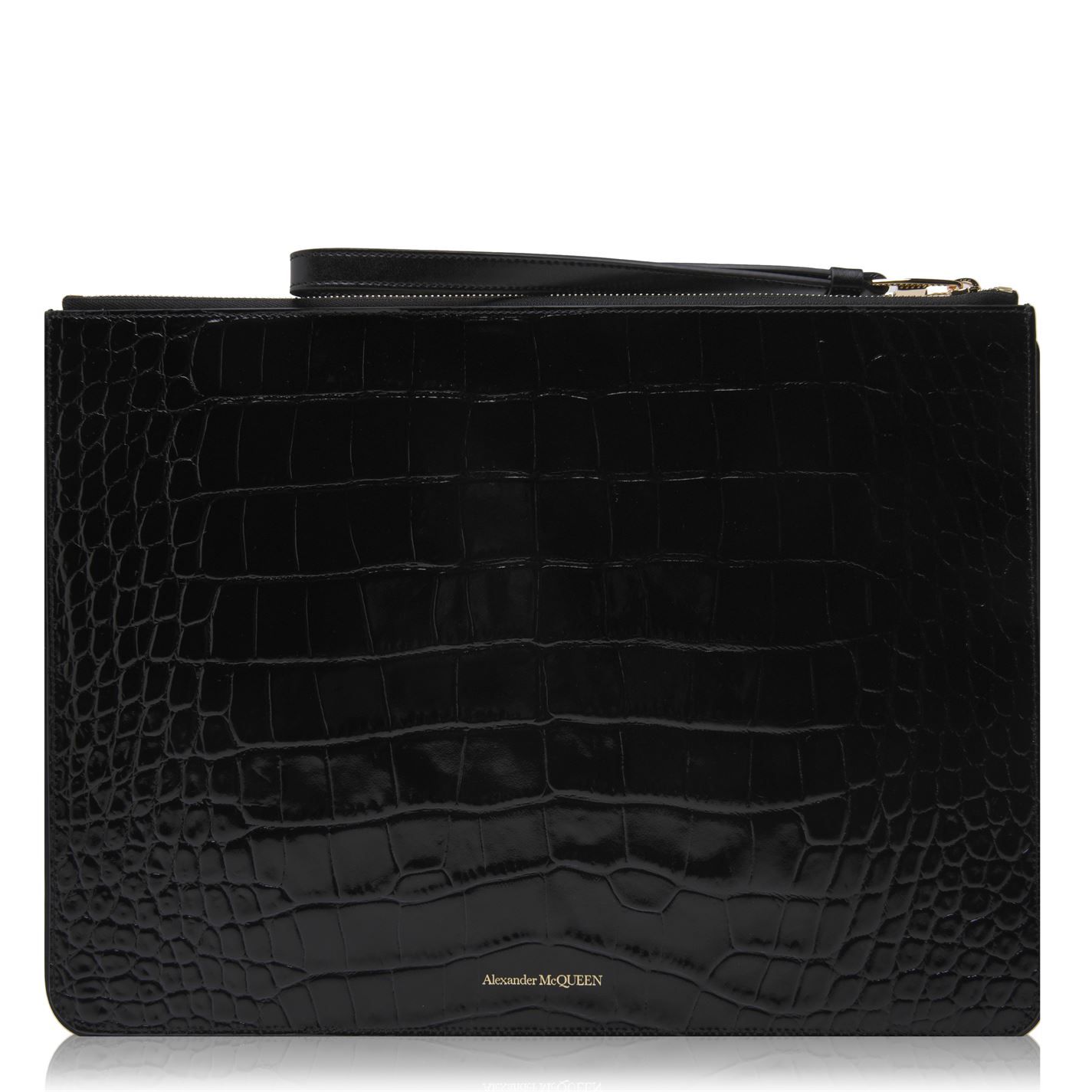 Black Alexander McQueen Skull Zip Pouch - Get The Label