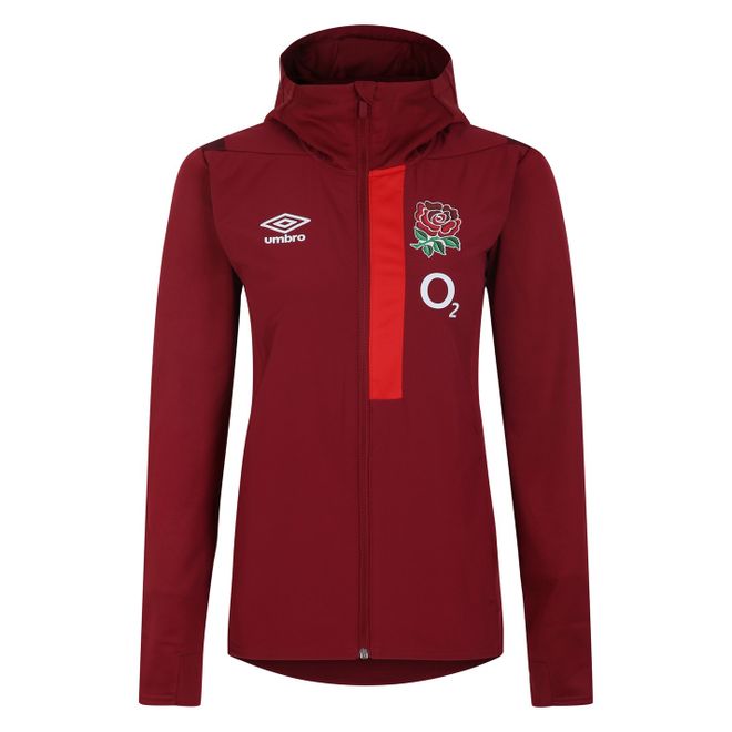 Womens England Rugby Hooded Jacket 2023 2024