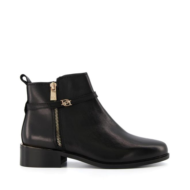 Buckle Trim Ankle Boots