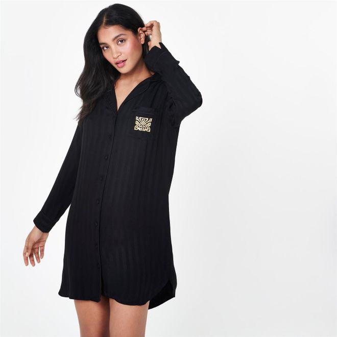 Embroidered Patch Nightdress