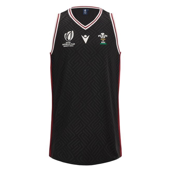 Wales Rugby Basketball Singlet 2023 2024 Adults