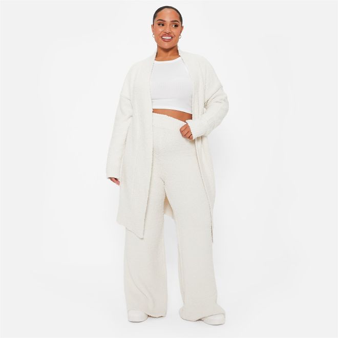 Teddy Borg Knit Wide Leg Trousers Co Ord