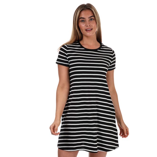 Womens May Life Striped Jersey Pocket Dress