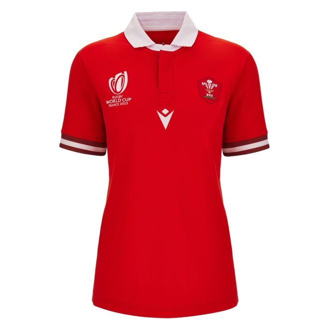 Womens Wales Rugby Home Shirt 2023 2024