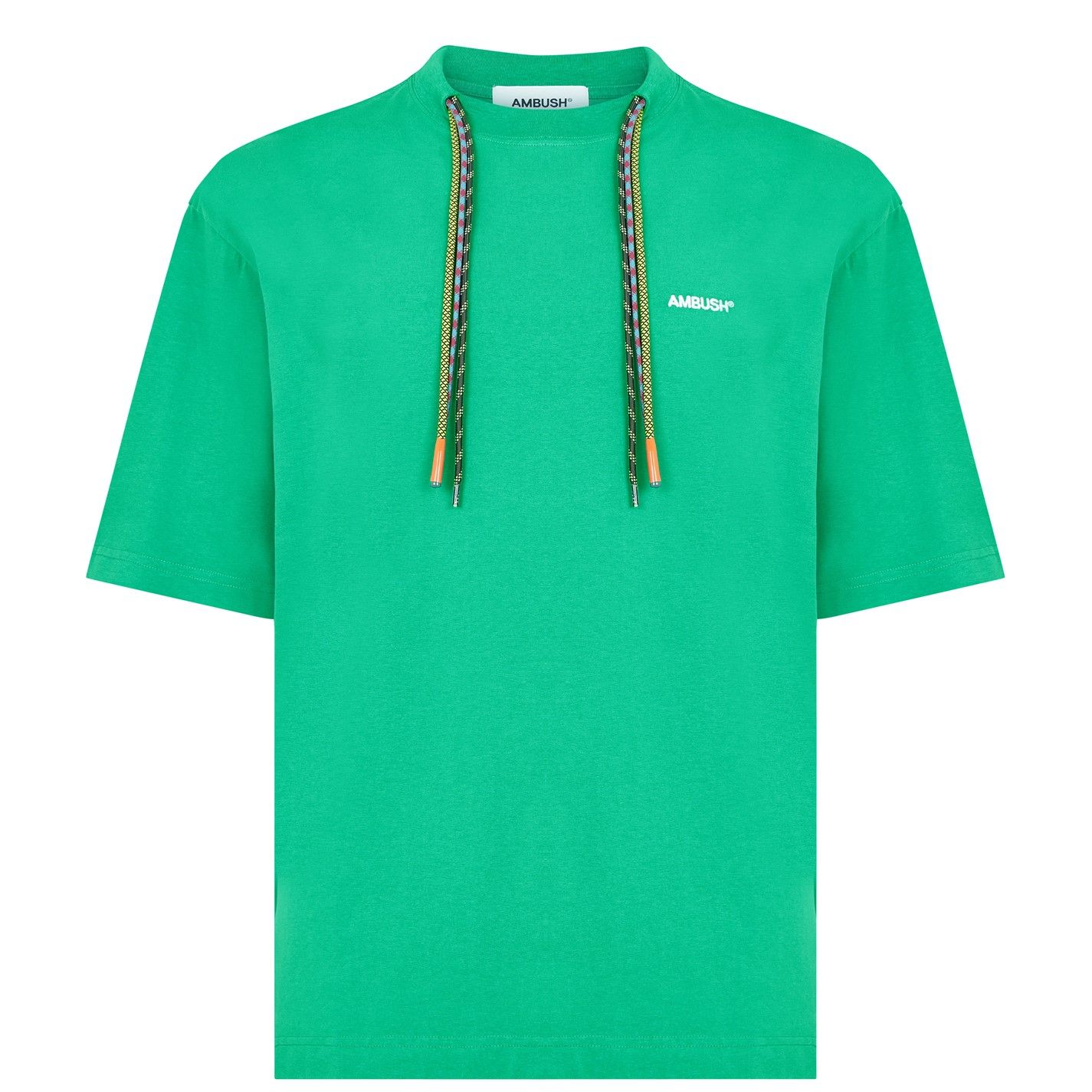AMBUSH band-collar cotton shirt - Green