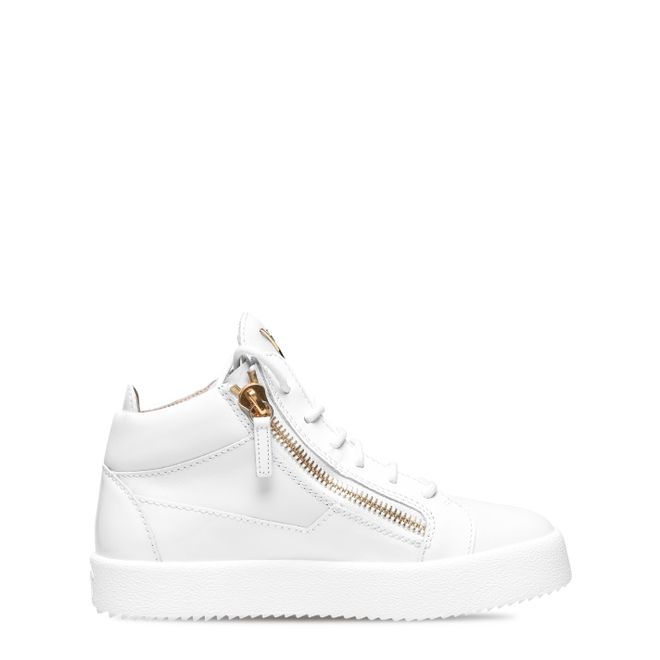 May Leather High Top Trainers