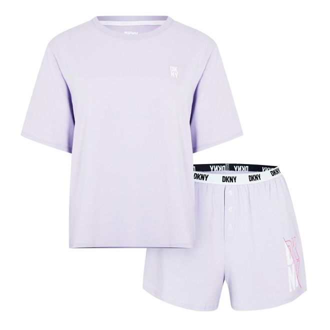 Short Sleeve Top And Boxer Set