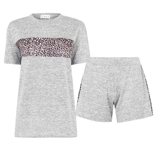 Printed Short And T-Shirt Loungewear Co Ord Set