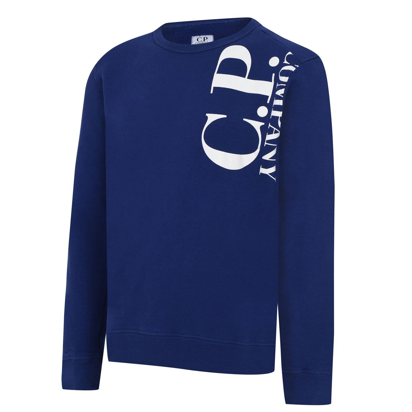 C.P. Company Shoulder Logo Sweat in Blue