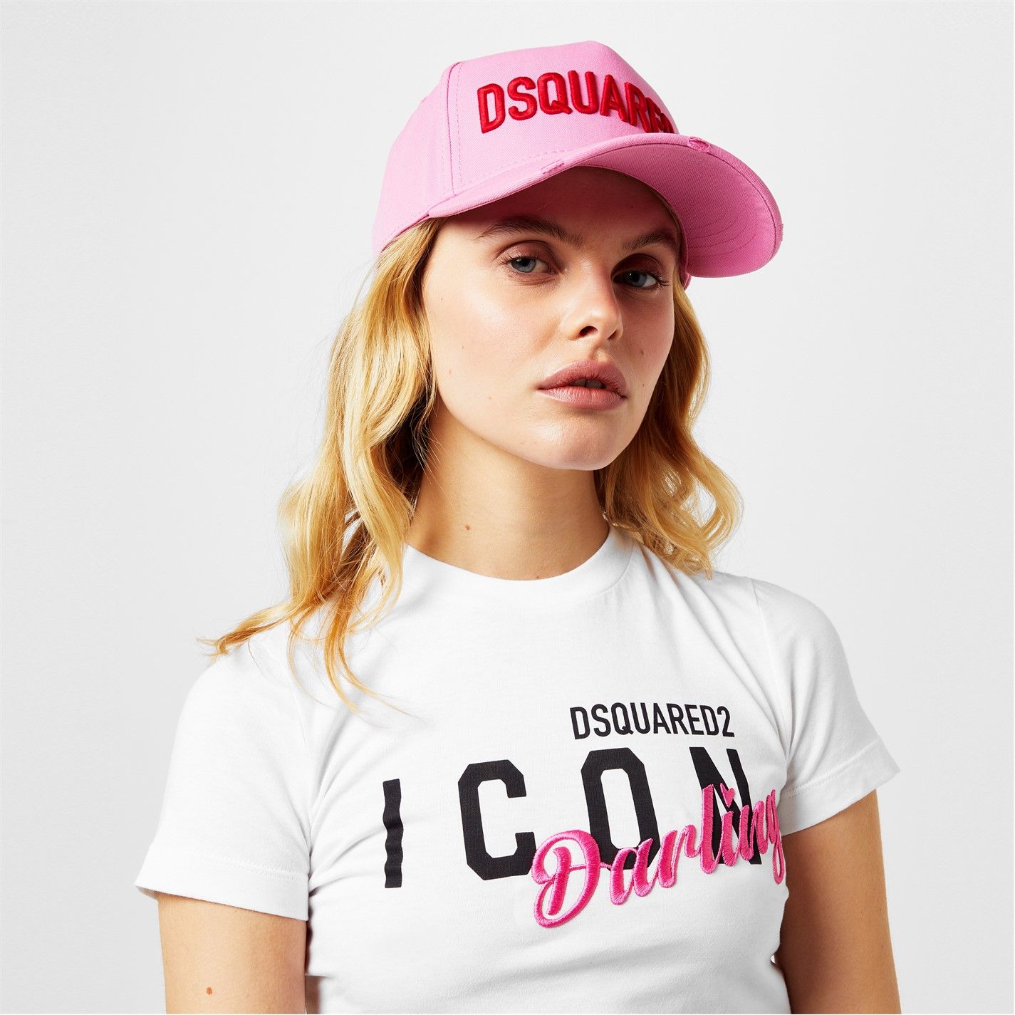 DSQUARED2  ICON  FOREVER CAP ピンク　新品未使用サイズ詳細にてご確認ください