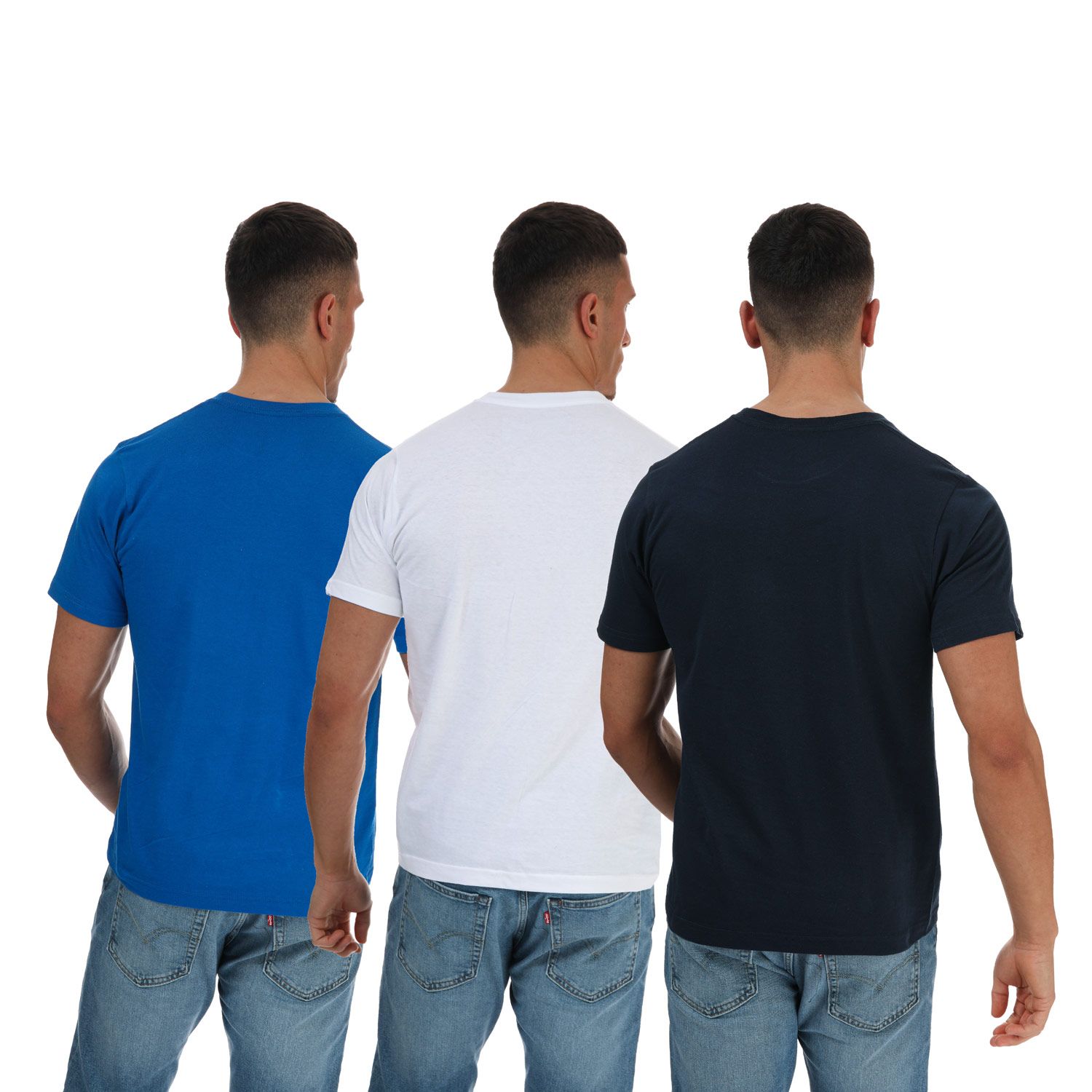 White Navy DKNY Mens Giants Lounge Pack - Label The 3 Get T-Shirts