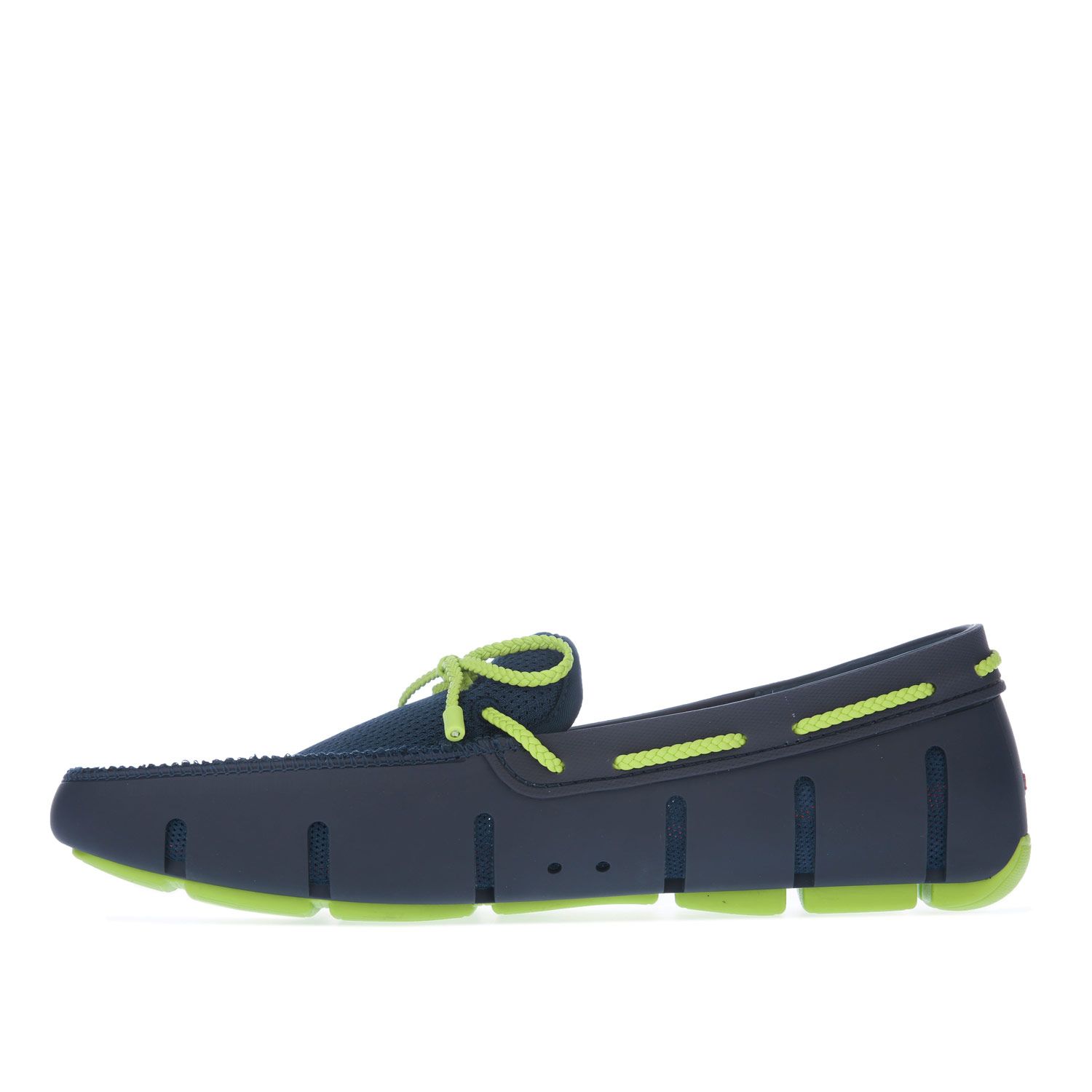 navy green Swims Mens Braided Lace Loafers - Get The Label