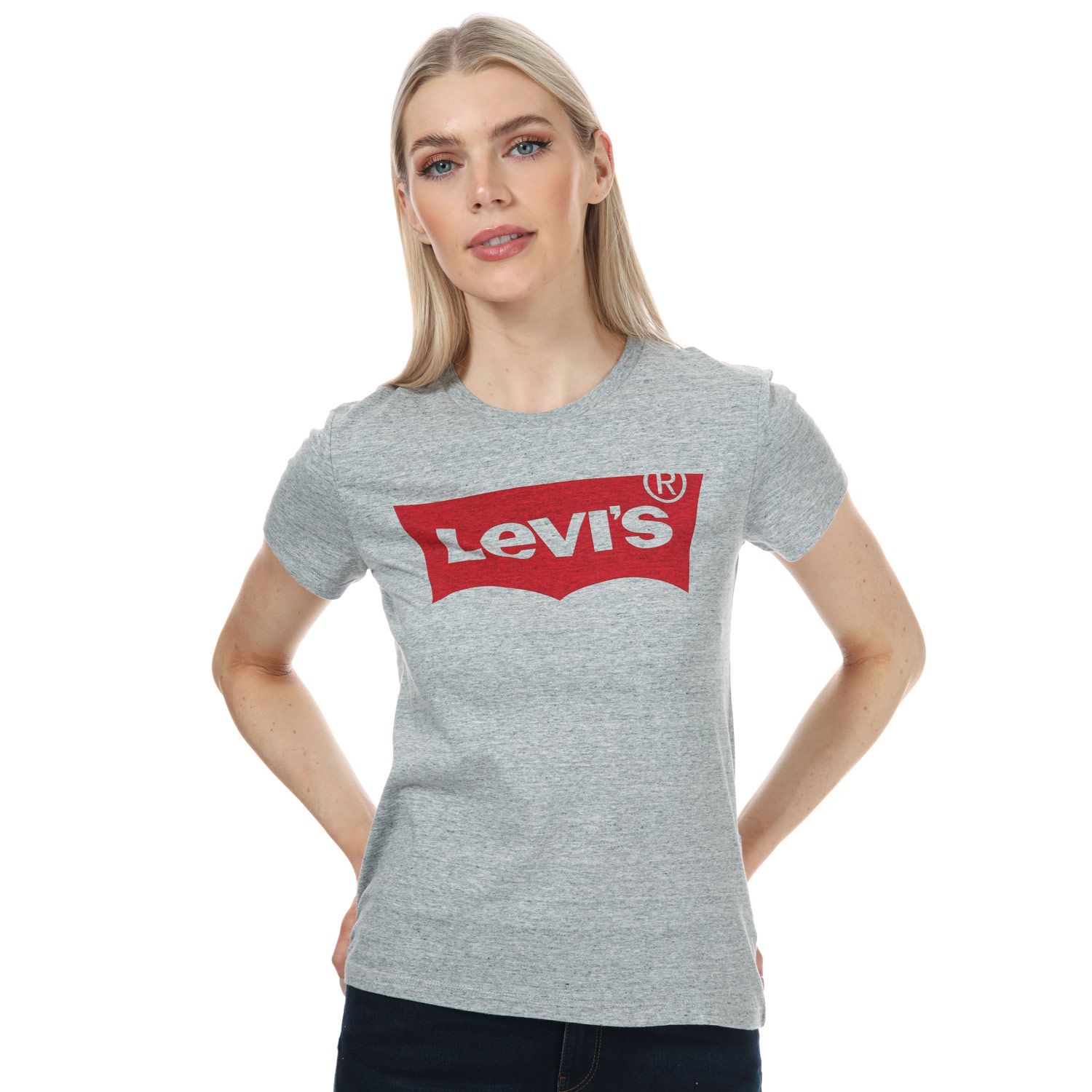 Grey Heather Levis Womens The Perfect Batwing T-Shirt - Get The Label