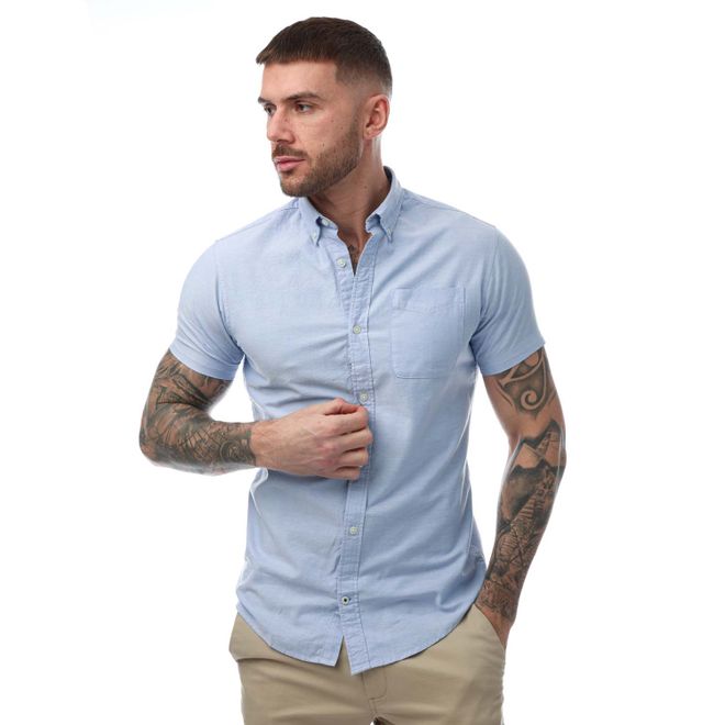 Chemise Oxford manches courtes