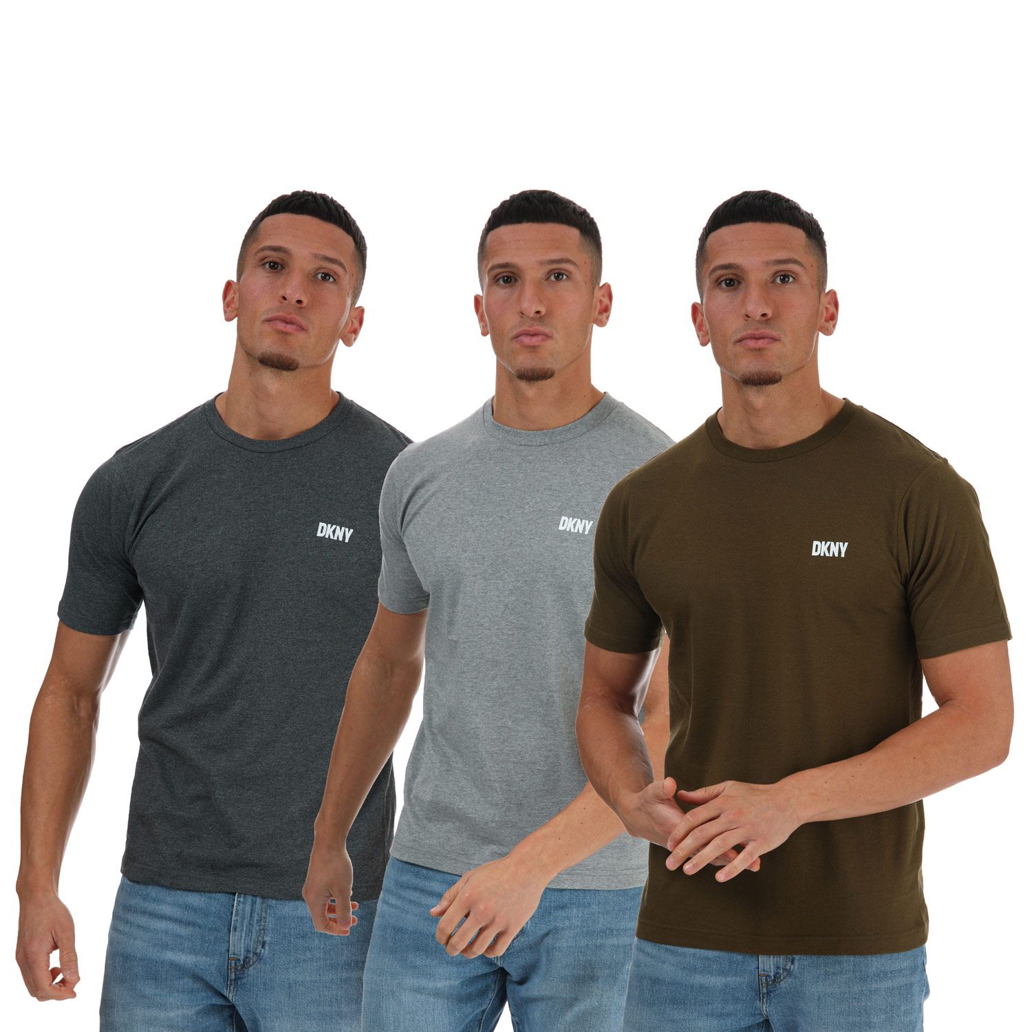 olive Mens Giants Pack Lounge T-Shirts - Get The