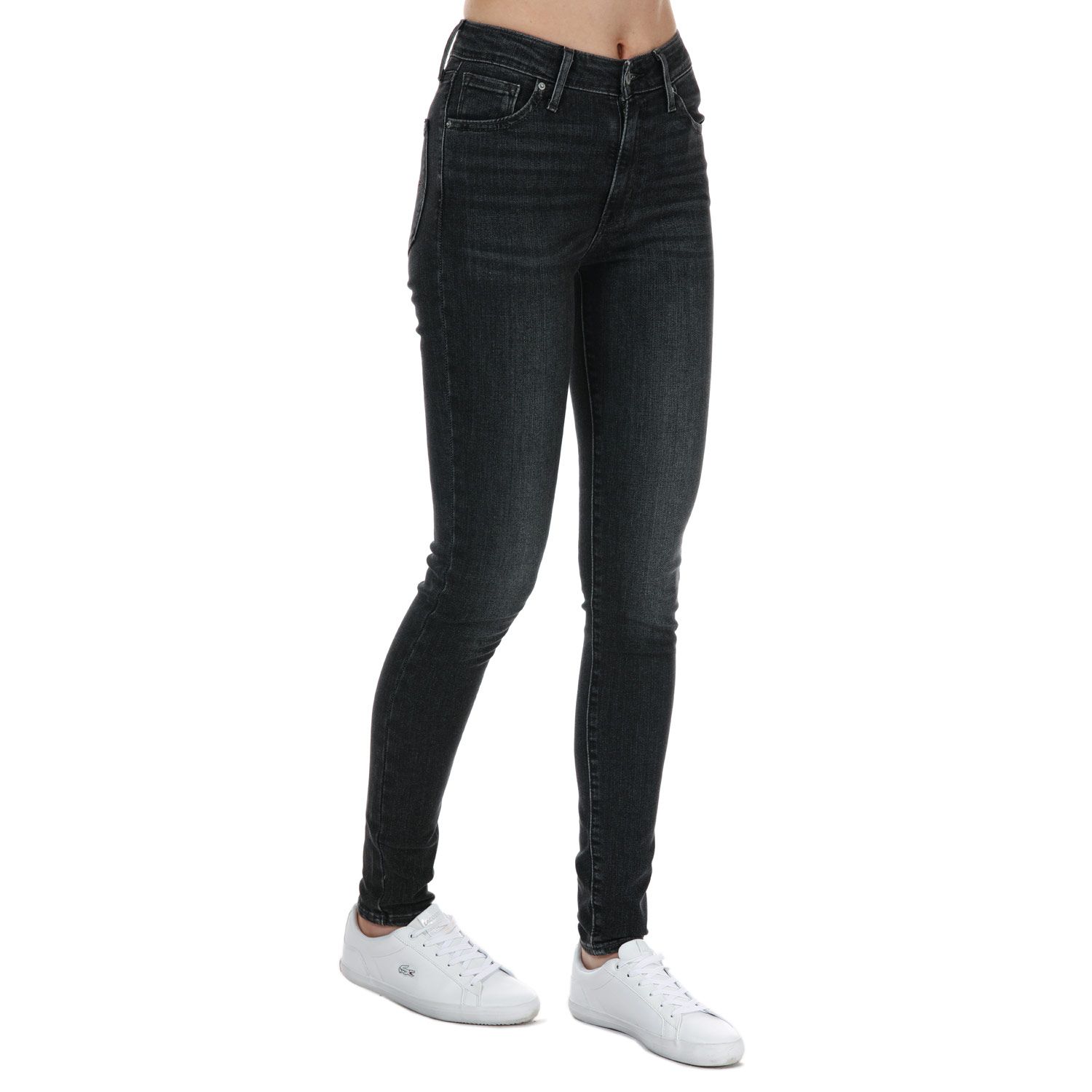Black Levis Womens 721 High Rise Skinny Jeans - Get The Label
