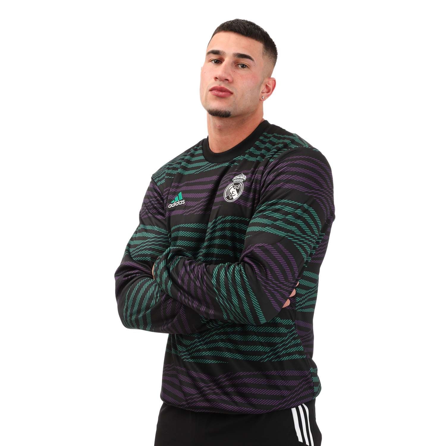 Mens Real Madrid Pre-Match Warm Top
