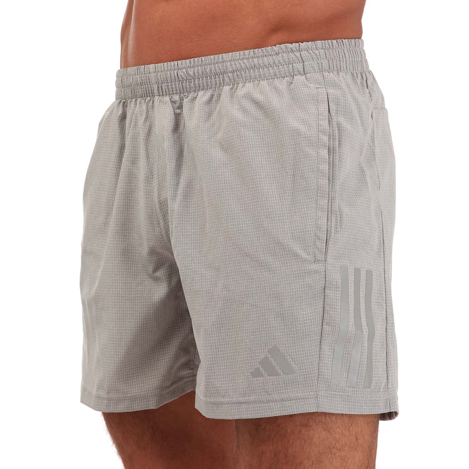 Mens Own The Run Heather 5 Inch Shorts