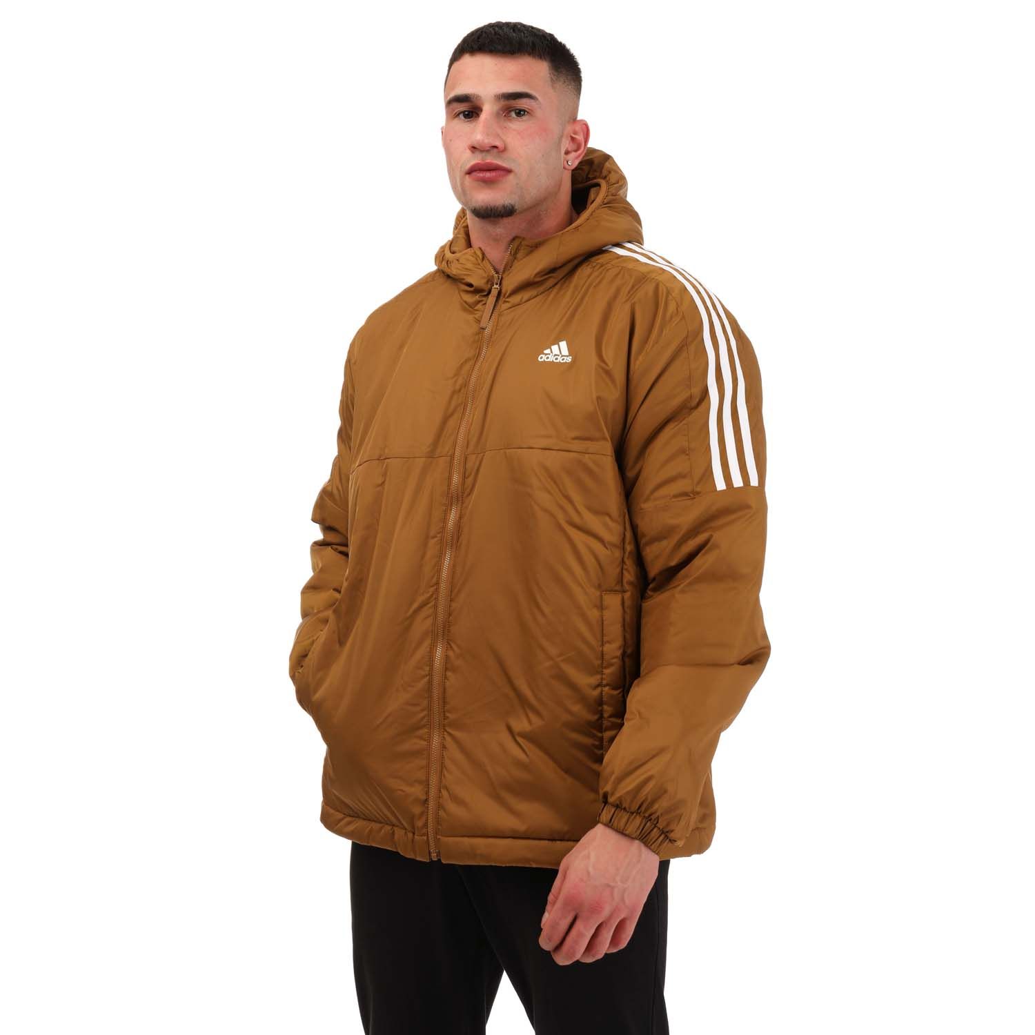 Mens Essentials Insulated Hooded Jacket
