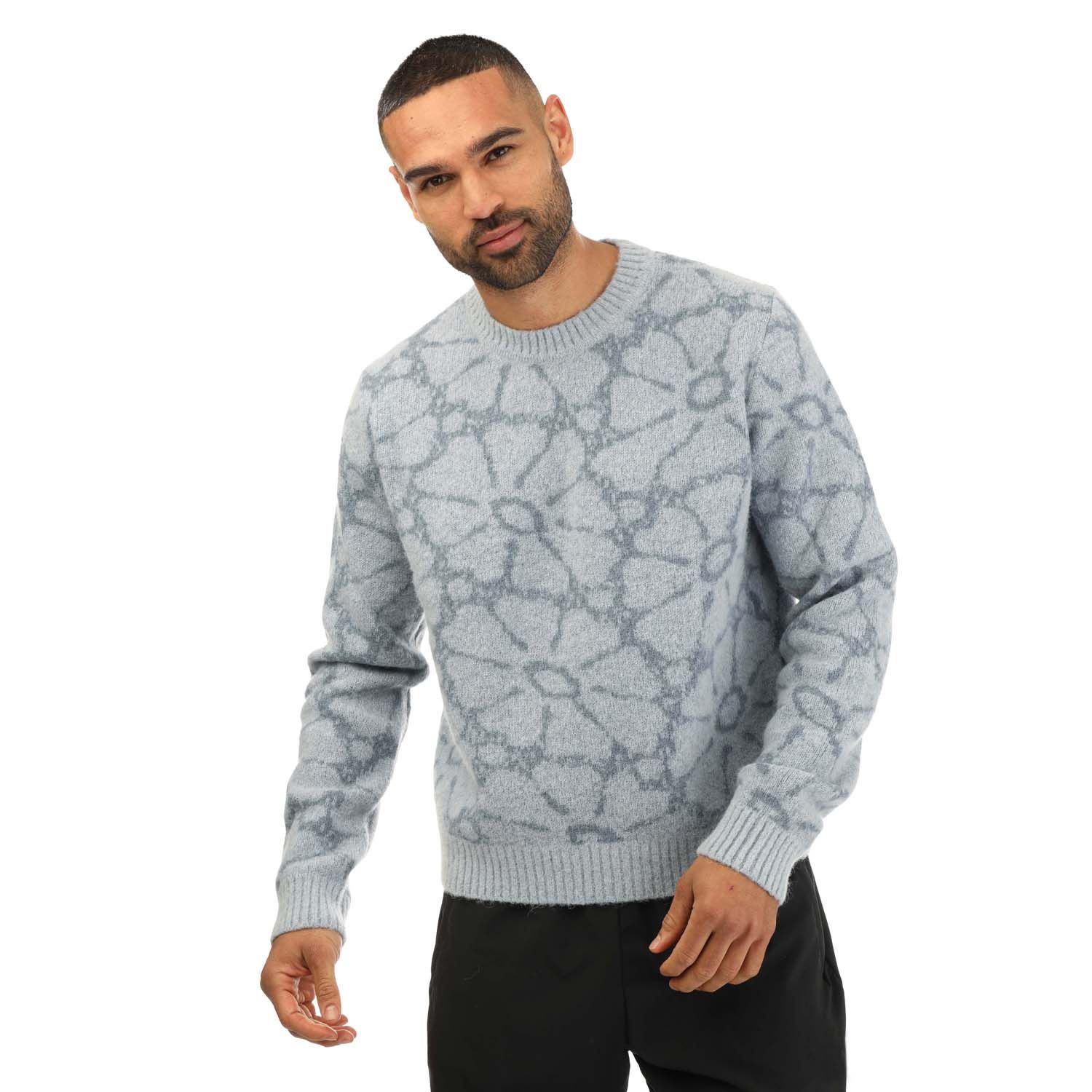 Mens Spencer Crewneck Knitted Sweatshirt