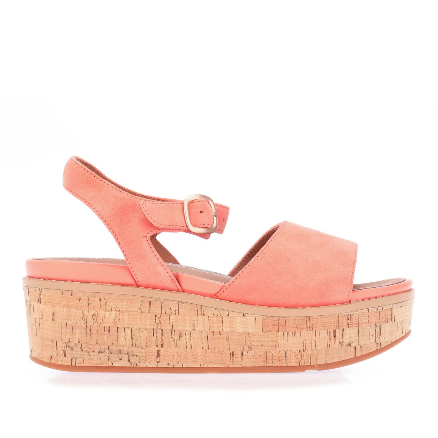 Womens Eloise Suede Back-Strap Wedge Sandals