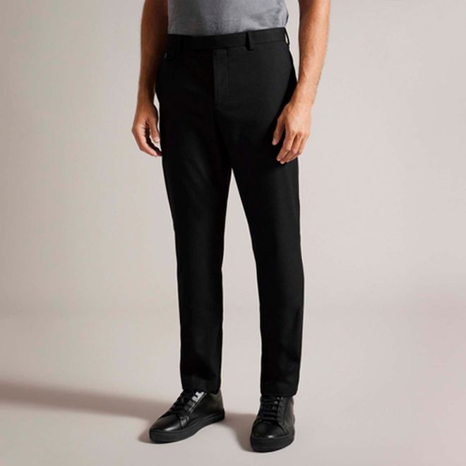 Ngolo Irvine Slim Fit Flannel Trousers