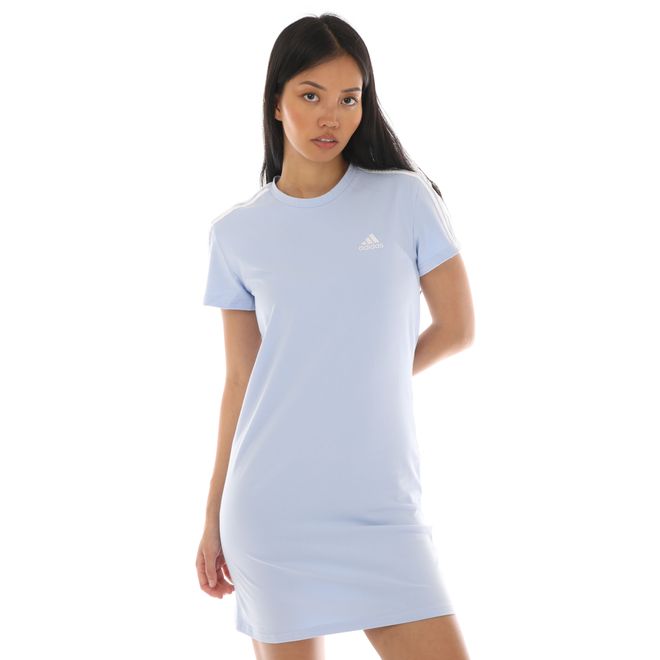 Womens Essentials 3-Stripes T-Shirt Dress