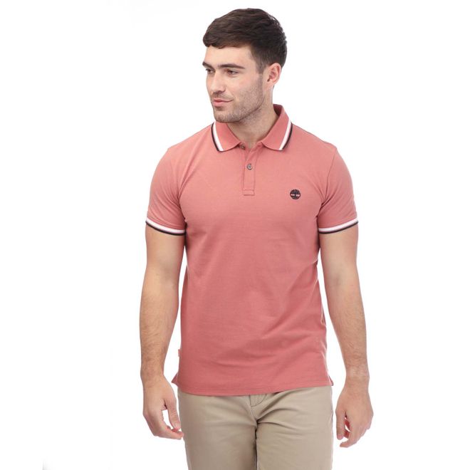 Millers River Tipped Pique Polo