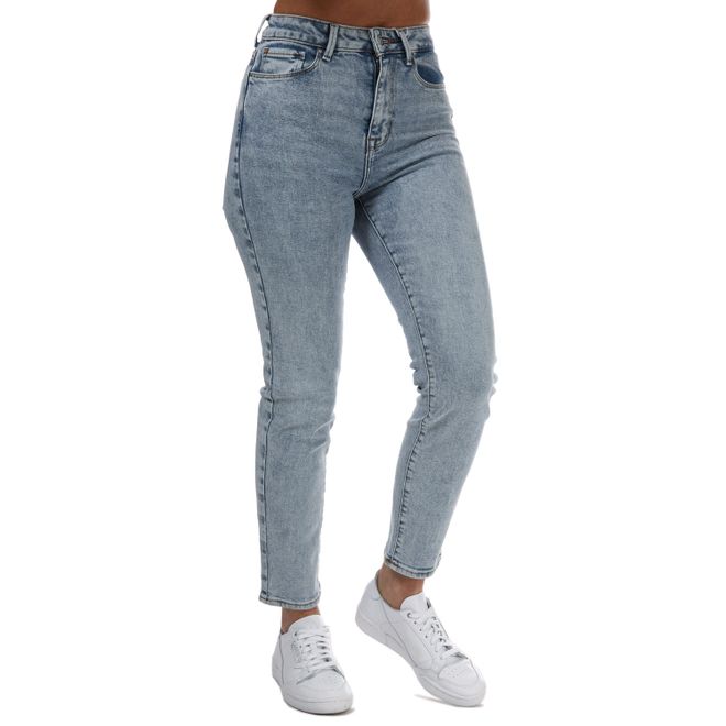 Womens Emily High Waist Straight Jeans