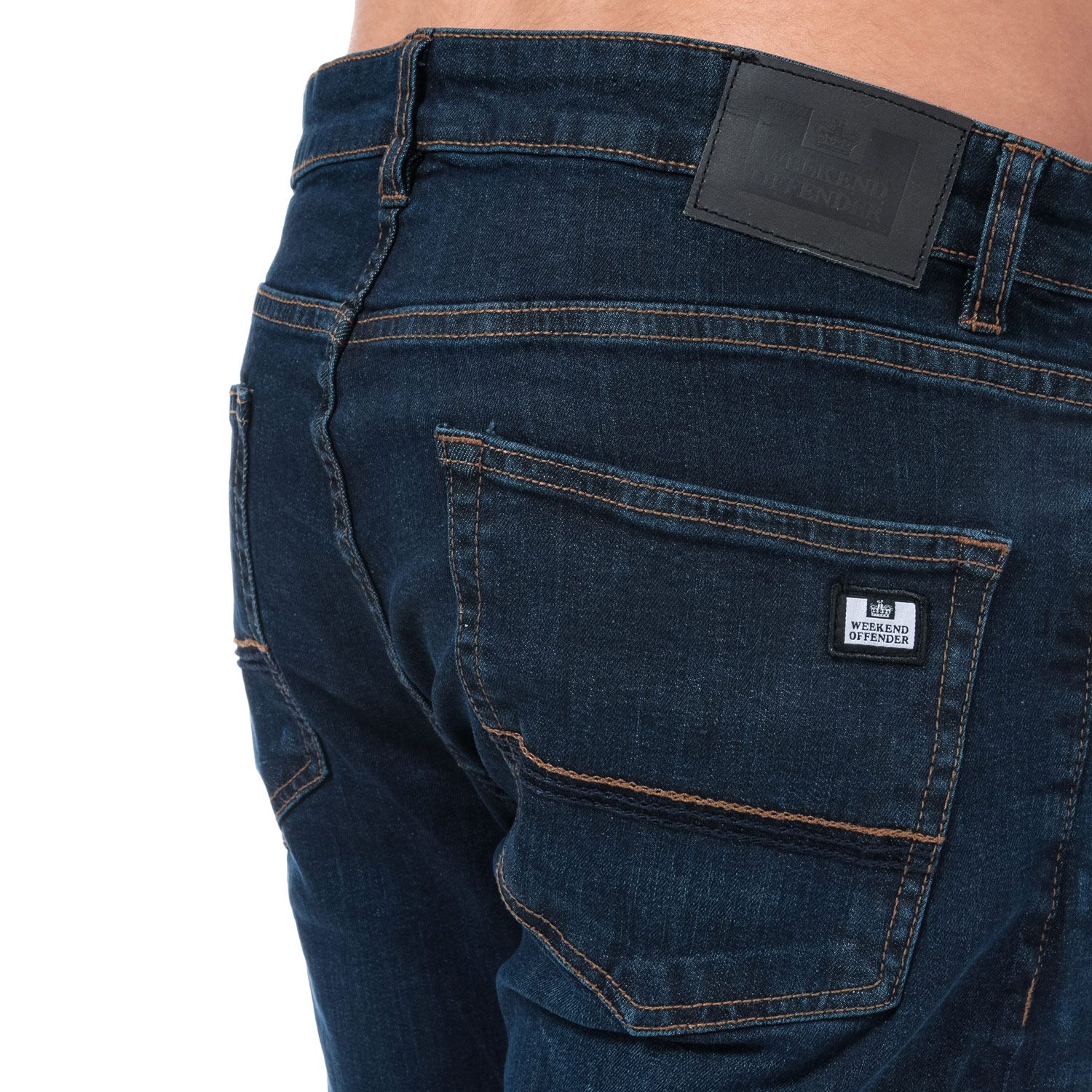 Denim Weekend Offender Mens Tapered Fit Jeans - Get The Label