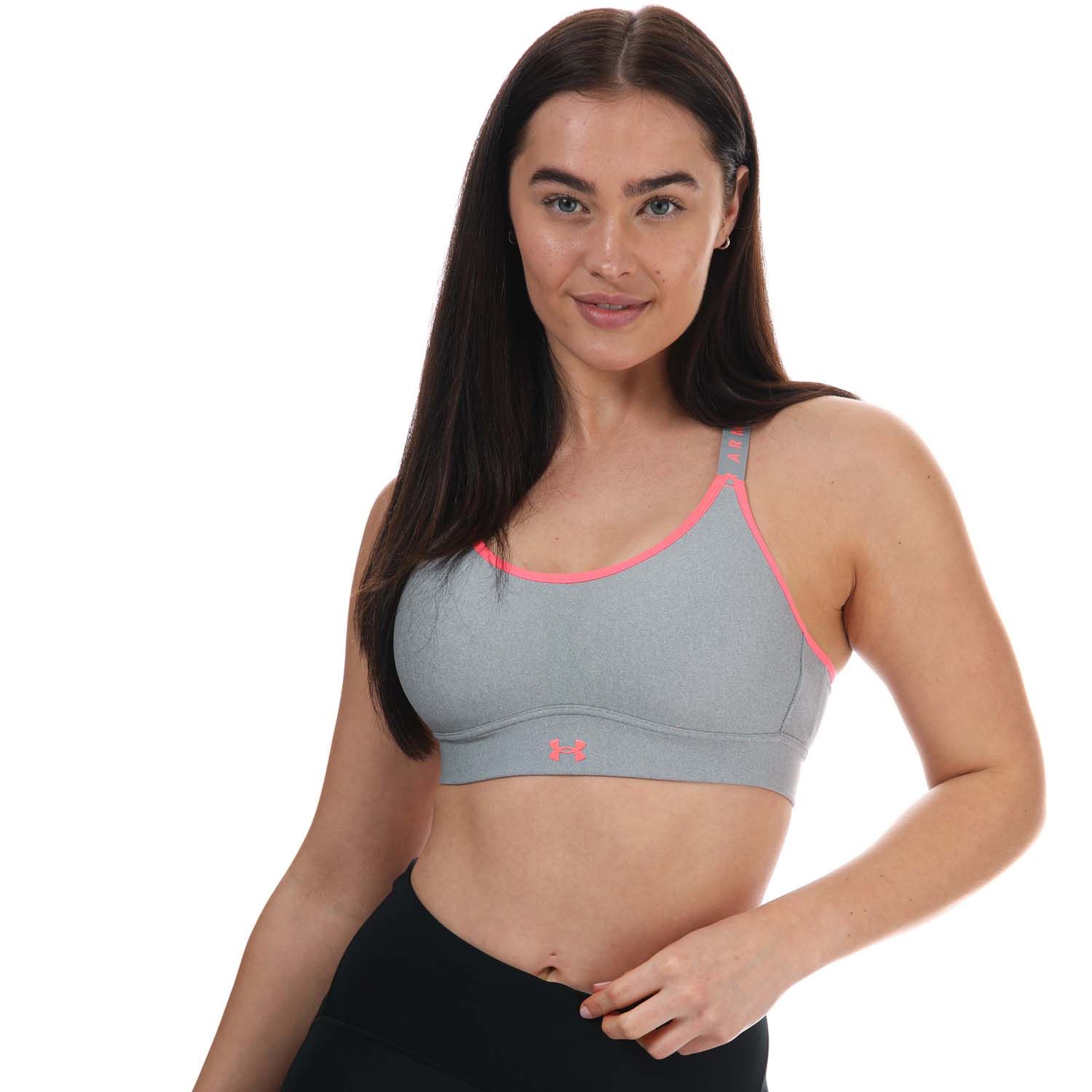 Grey Under Armour Brassière sport UA Infinity Mid Heather Cover - Get The  Label