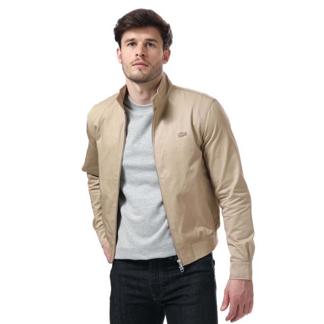 Mens Lightweight Cotton Zip Jacket