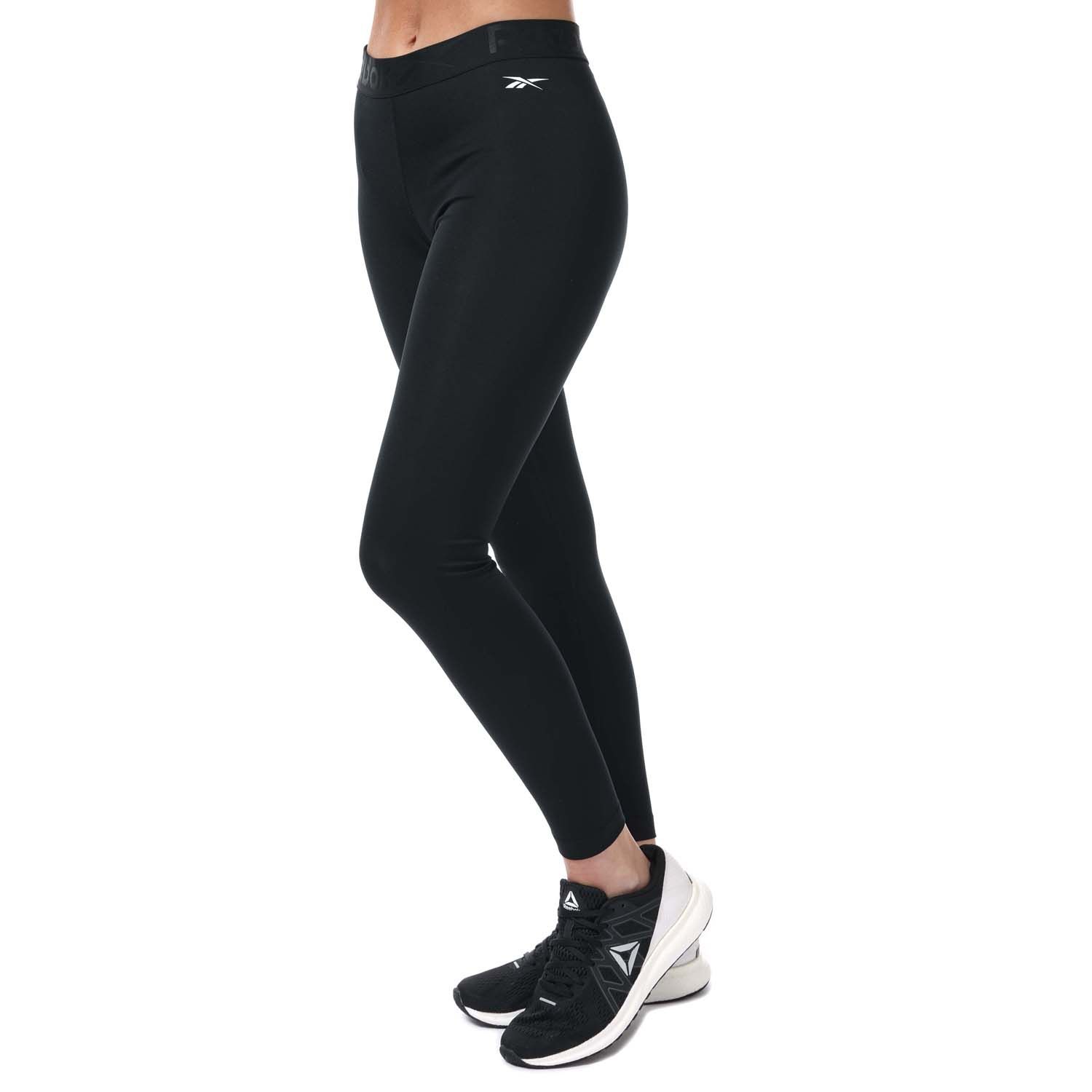 Black Reebok Womens Workout Ready Commercial Tights - Get The Label