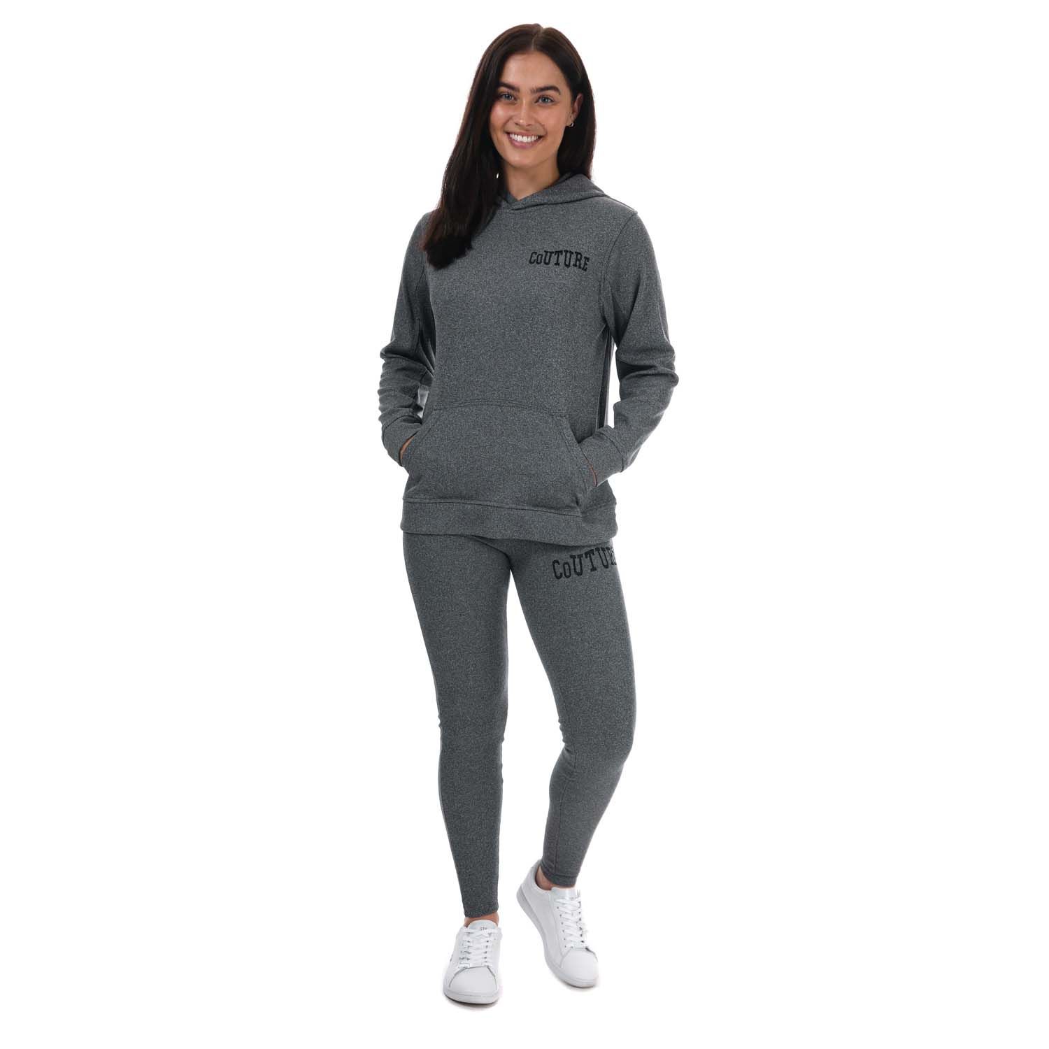 Grey Couture Club Womens Ribbed Varsity Hoody - Get The Label