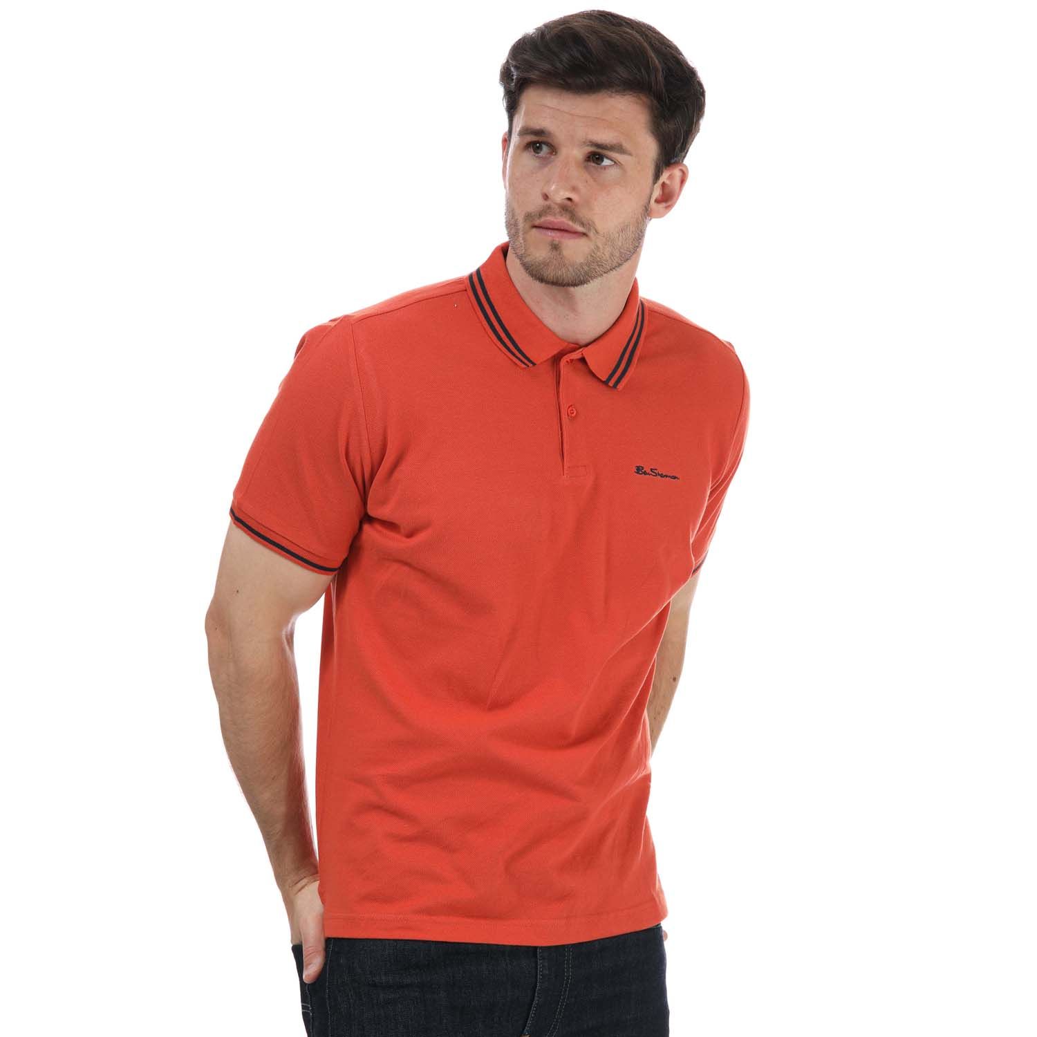 Mens Twin Tipped Polo Shirt