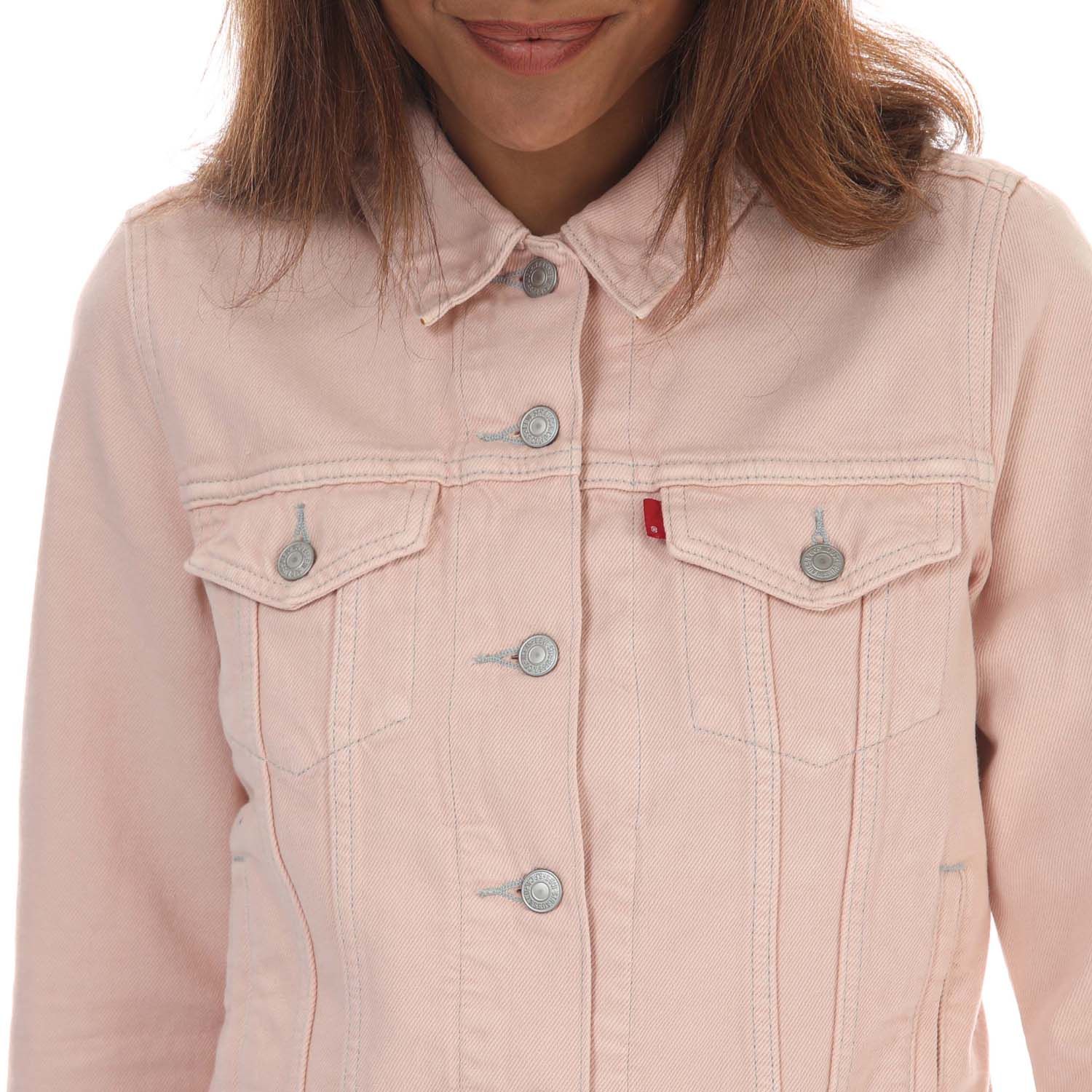 Pink Levis Womens Original Trucker Jacket - Get The Label