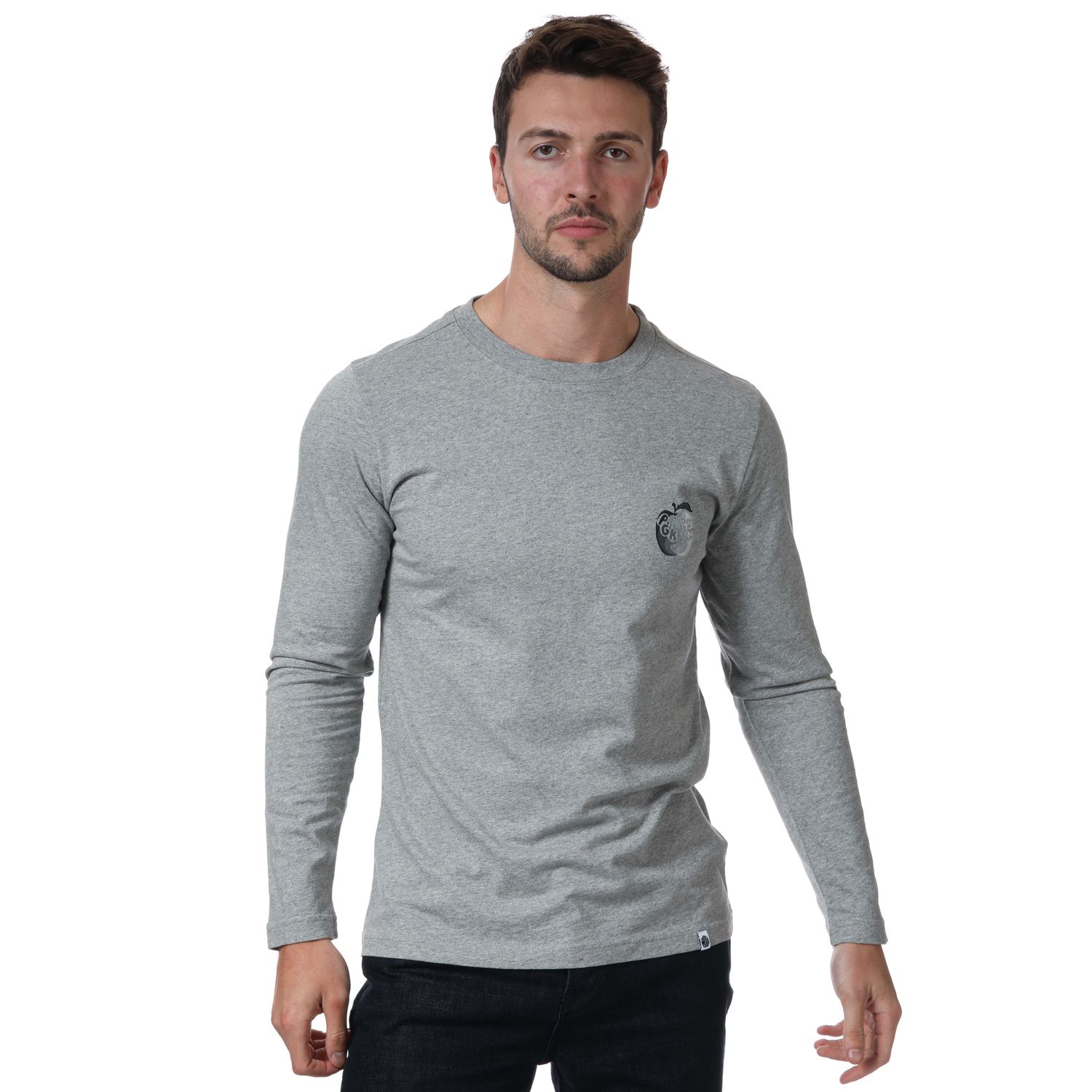 Grey Pretty Mens Print Long T-Shirt - Get The Label