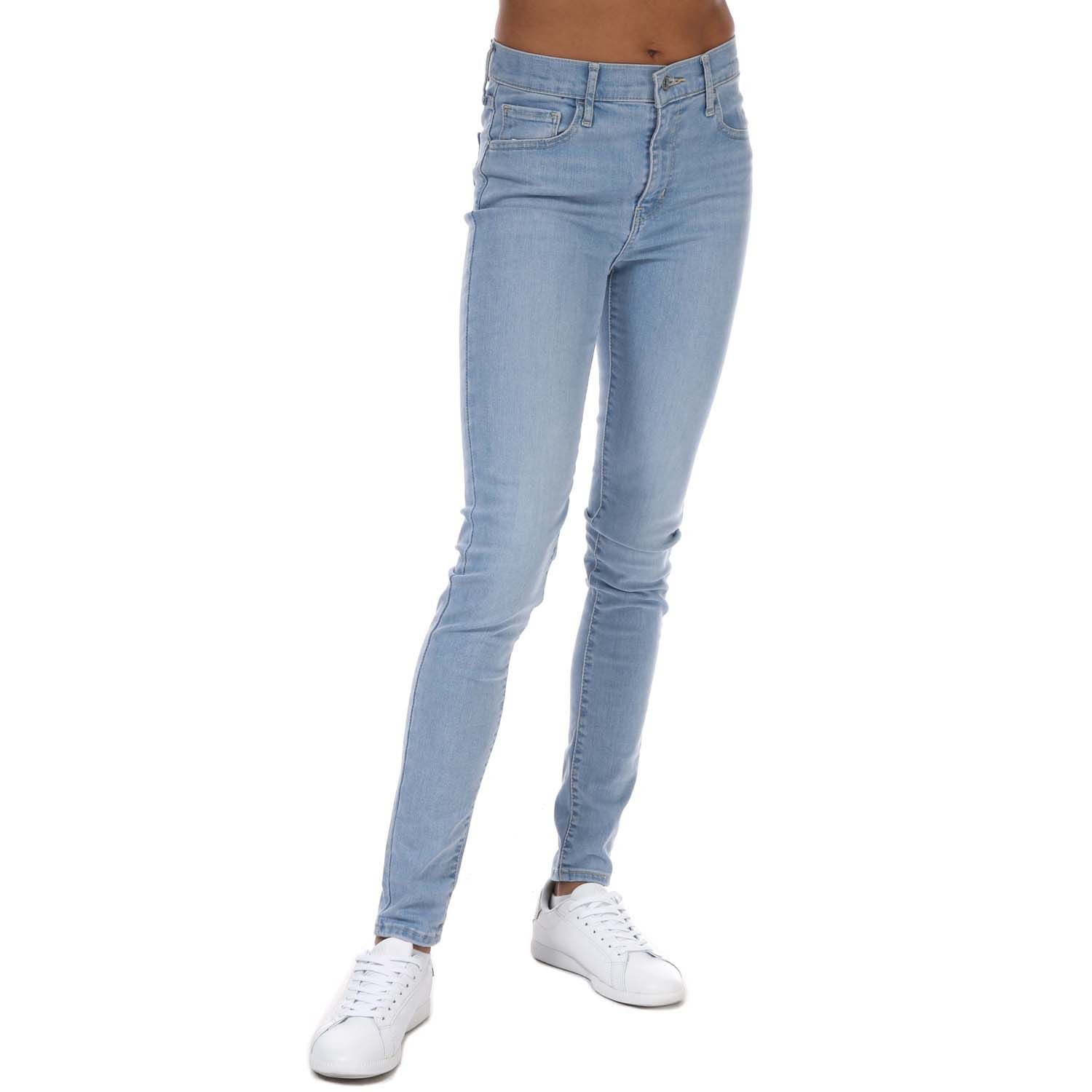 Light Blue Levis Womens 720 High Rise Super Skinny Jeans - Get The Label
