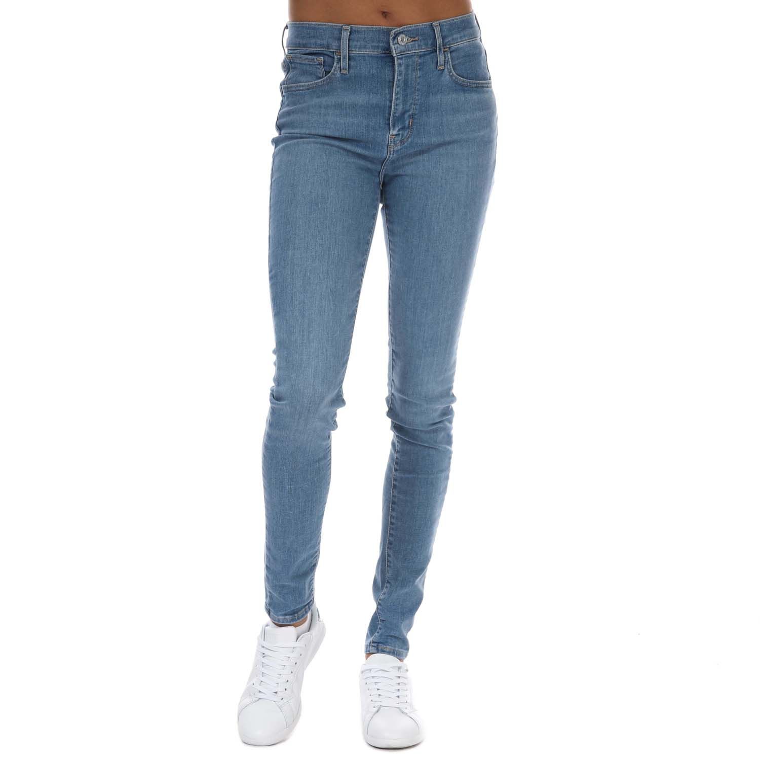 Light Blue Levis Womens 720 High Rise Super Skinny Jeans - Get The Label
