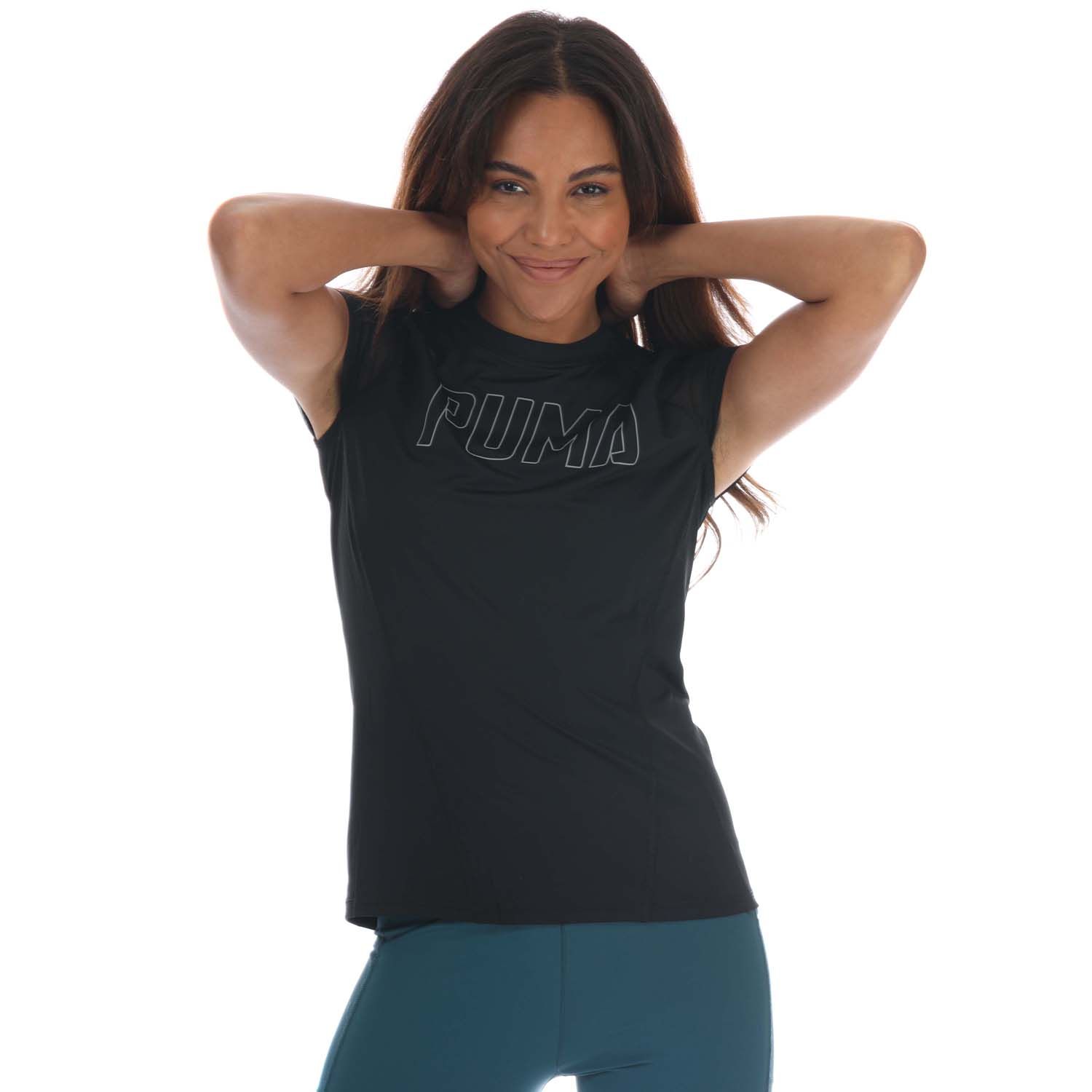 Black Puma Womens Training T-Shirt - Get The Label