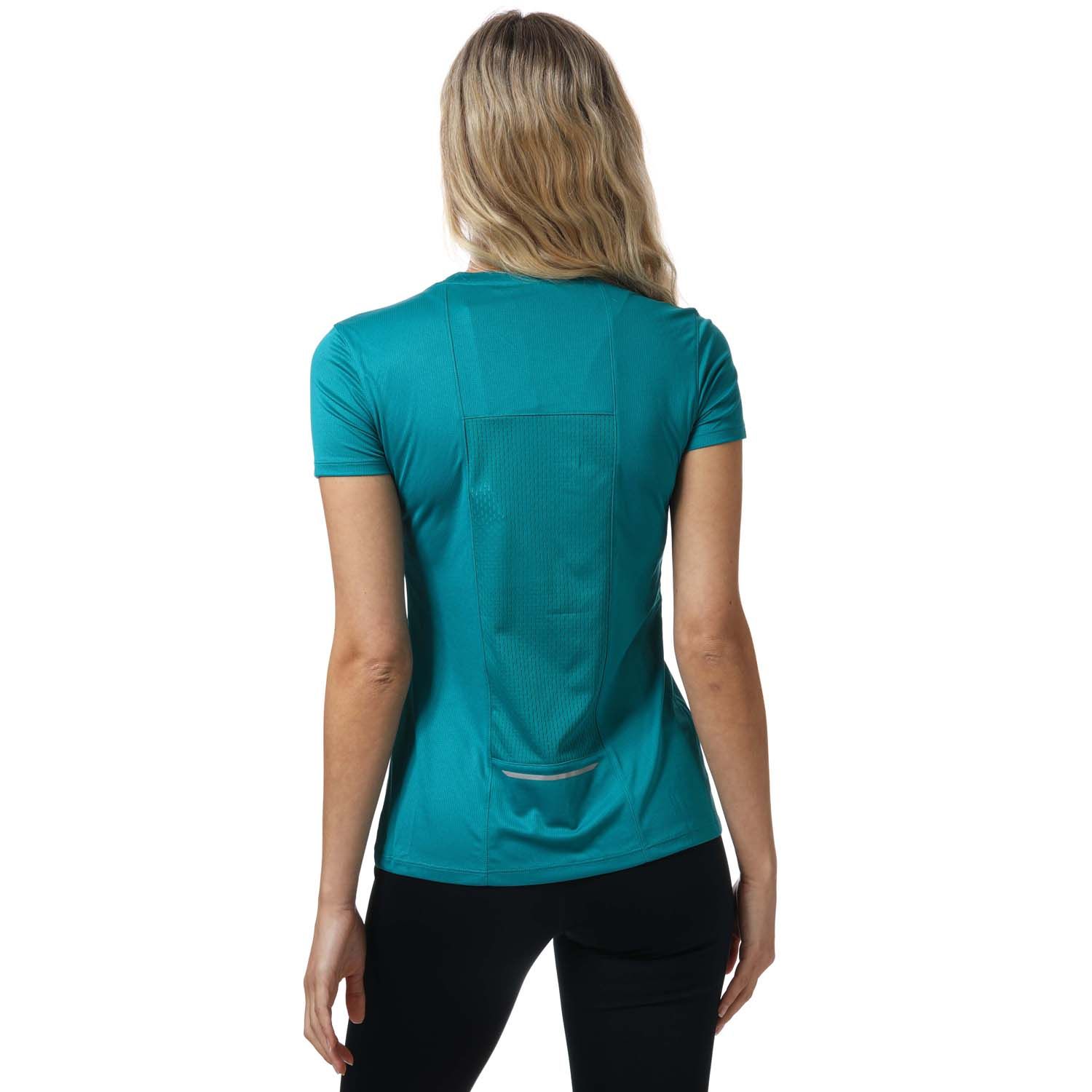 Reebok Running Essentials Speedwick Basic Windsprint Short Sleeve T-Shirt  Blue